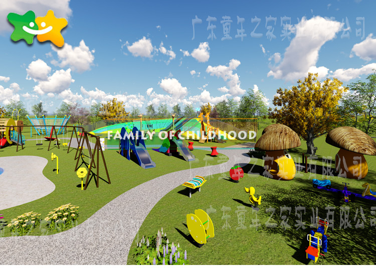 Diy Kids Outdoor Playground Equipment Set Swing And Slide Toys For Toddlers