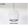 Buy cheap Modern and Minimalist Fabric Chandeliers Restaurants Living Rooms Hotels Homestays Lanterns lamp(WH-AP-594) from wholesalers