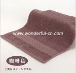 Best quality AZO free cotton terry dobby small red wholesale hand towels
