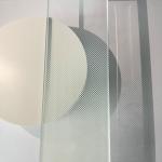 Polka Dot Tempered Laminated Glass Decoration Wall Curtain Glass
