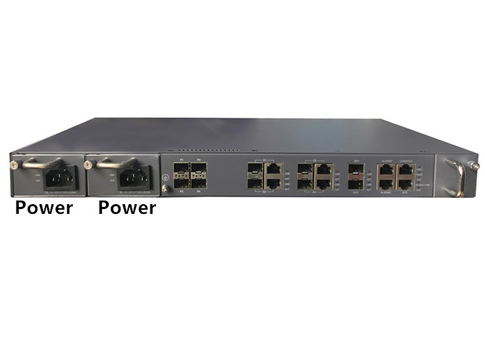 GPON OLT 4 ports with uplink 4*GE combo ports and 2*10GE SFP ports for Broadcom chip