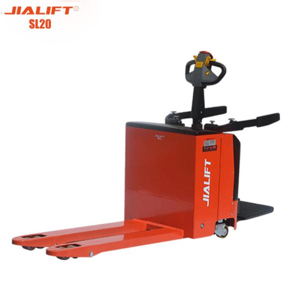 Buy cheap High Lift Heavy Duty Electric Pallet Truck Rated Traction Weight 2 tons from wholesalers