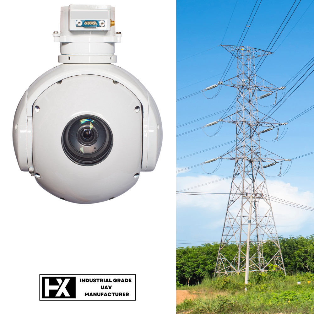 1920X1080 Resolution UAV Pod Camera 30X Tracking Camera Long Range Target Detection Identification HXTS01