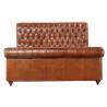 Buy cheap Real Cowhide Tufted Headboard Genuine Leather Bed 165cm Length from wholesalers
