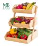 Buy cheap Bamboo 3-Layer Fruit And Vegetable Storage Rack For Kitchen Countertop from wholesalers