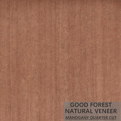 Buy cheap Hardly Mahogany Natural Wood Veneer Customized Crown Cut Grain from wholesalers