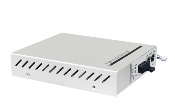 10/100/1000 Base-TX To 1000 Base-FX 1*9 Fiber Managed Media Converter Remote