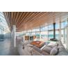 Buy cheap Decorative Wooden Grain Aluminium Strip Ceiling , Coloured Suspended Ceiling Tiles from wholesalers