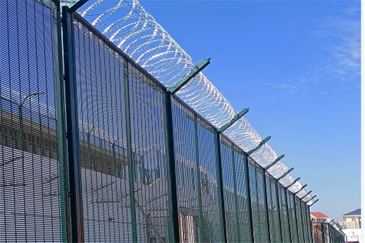 Anti Climb High Security 358 Welded Wire Wall Fence For Airport