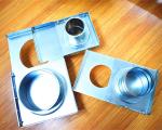 Regulate Airflow Hvac Zone Dampers , Custom Blast Gate Motorised Zone Dampers