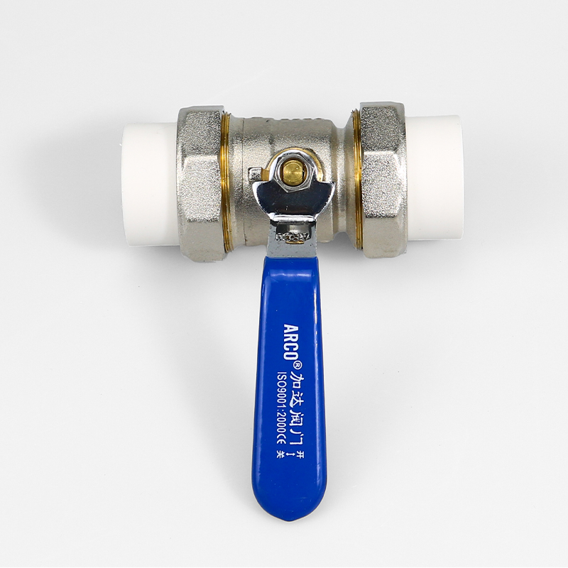 Durable Metal Ball Valve 1.6Mpa 2.5Mpa With PPR Pipe Connector Free Samples