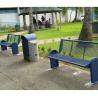 Buy cheap Rectangular Metal Outdoor Trash Cans 740 X 500 X 930mm Size For Garbage from wholesalers