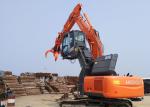Base Covered Orange Peel Grab , Scrap Metal Grab 3-6pcs Claws 1830 Mm Max Open
