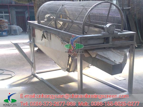 Quality sieving cooling fish meal used rotary screen filter design for sale