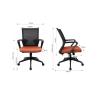 Buy cheap Affordable Modern Mesh Office Chair with Bow Back Design Simple Ergonomic Lift Chair from wholesalers