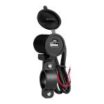 5V 2.5A Handlebar Usb Charger , Quick Usb Charger For Motorcycle