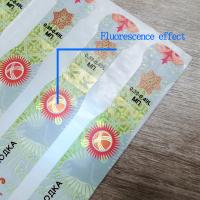 Buy cheap Fluorescence Wine Sticker Label Trademark Sealing Customized Wine Label Sticker product