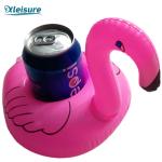 Buy cheap plastic portable pink flamingo pool floating custom inflatable glass holder float drink coaster from wholesalers