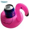 Buy cheap plastic portable pink flamingo pool floating custom inflatable glass holder float drink coaster from wholesalers