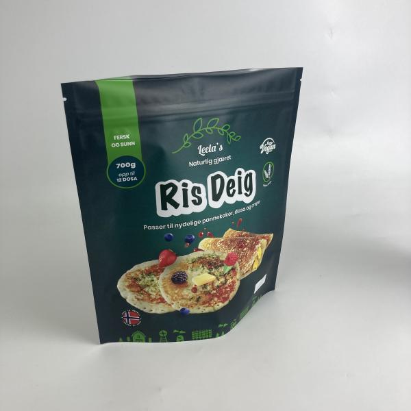 Buy cheap 100% Biodegradable Custom Printed Plastic Bags Stand Up Zipper Bags Resealable Food Packaging Bags from wholesalers