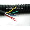 Buy cheap UL20280 (24AWG) 8 Conductors Oil Resistant TPU Spiral Cable Black Jacket with Colorful PP Insulated Wire from wholesalers