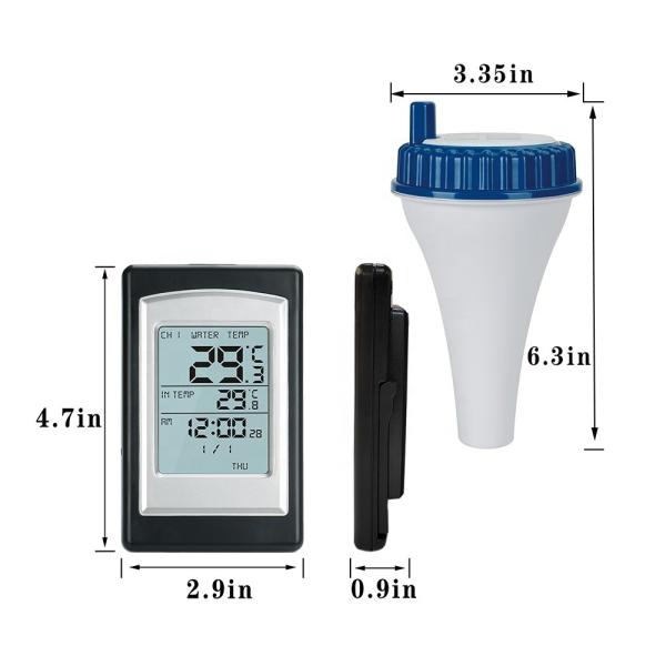 Buy cheap Multifunctional Pool Wireless Thermometer For Indoor Bathtub And Outdoor Swimming Pool from wholesalers