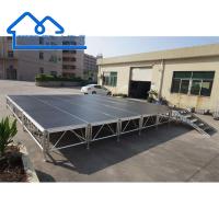 Buy cheap Customizable Shape Aluminum Stage Wedding Stage Event Stage System With Roof product
