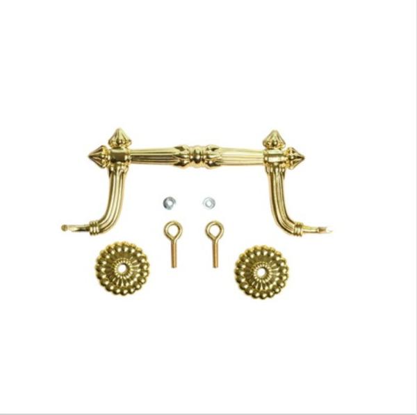 Buy cheap H9011 Europe Style Golden Plastic Outside Metal Casket Hardware from wholesalers