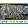 Buy cheap Round Column 40ft 12m Overhead Line Galvanized Steel Pole Penetration Over 95% from wholesalers