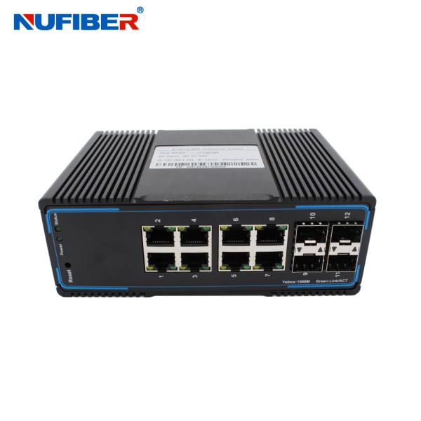 Buy cheap 4ports Industrial Ethernet Managed Switch with SFP Slot RJ45 DIN-rail Type Managed Industrial Switch from wholesalers