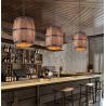 Buy cheap Bedroom Retro Wooden CRI 75 Wine Barrel Pendant Light from wholesalers