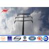 Buy cheap 12m 850Dan Steel Electrical Power Pole For Distribution Line Project from wholesalers