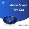 Buy cheap Acrylic Profile Light Box 45m Alphabet Sign Trim Cap Waterproof from wholesalers