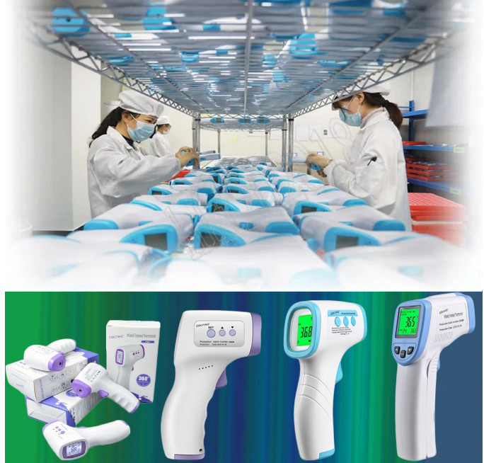 Non contact infrared forehead thermometer Automatic Themometer