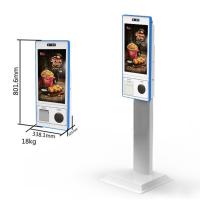 Buy cheap Restaurant Windows Self Service Pos System Kiosk Square Self Checkout Kiosk product