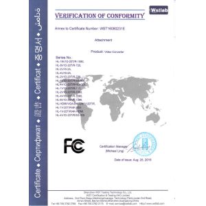 Ho-link Technology Co., Limited Certifications