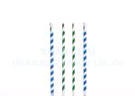 Recyclable Undyed Paper Milkshake Straws Compostable With Food Safe Ink