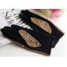 Buy cheap High End Ladies Fashion Gloves Atmosphere Driving Party Use Warm Leopard Bow from wholesalers