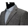 Buy cheap Grey Herringbone Mens Casual Blazer Jacket Fine Workmanship Woolen Warm Wear from wholesalers