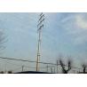 Buy cheap Galvanized Steel Transmission Pole , Durable High Strength Steel Tubular Pole from wholesalers