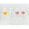 Buy cheap 18 20 Colorful Plastic Essential Oil Glass Screw Dropper Non Spill For Skincare from wholesalers