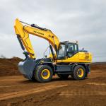 XE210WB Max Digging Height 9000mm 135kw 0.86cbm Wheel Excavator