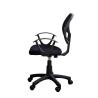 Buy cheap Black Fabric Ergonomic Home Office Computer Chair With Mesh Back / Wheels from wholesalers