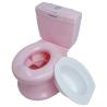 Buy cheap Pink Plastic Baby Potty Toilet EN71 Certified Pure Color Design Custom Logo Available from wholesalers
