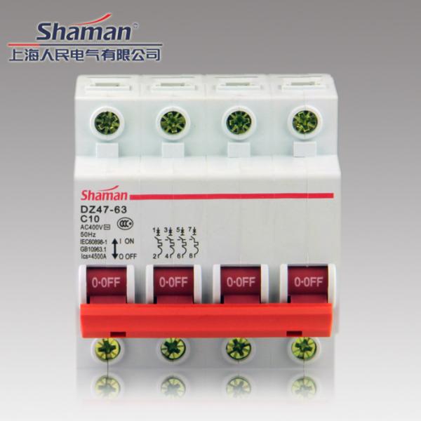 Buy cheap High quality good price DZ47-63-4P-10A Mini circuit breaker,murray circuit breakers from wholesalers