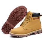Safety Shoes With Steel Toe Cap And Steel Midsole Safety Boots Anti-Smashing