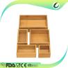 Buy cheap Organic Bamboo Storage Organizer Silverware Drawer Organizer Formaldehyde Free from wholesalers