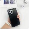 Buy cheap Back Cover 1mm Depth Groove Phone Case Metal Frame Key Inlay Leather Wood Velvet from wholesalers