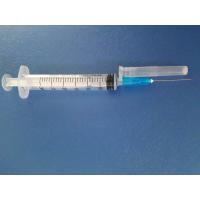 Buy cheap Medical Grade PVC 3ml Disposable Syringe With Needle product