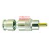 Buy cheap RCA Coaxial Connector Compression Type 75ohm for Mini RG174 Coaxial Cable US market best selling RCA connector all brass from wholesalers